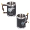 Stainless Steel Liner Mug Resin Decorative Hand Painted Beer Cup