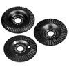 Sealey Wood Carving Disc, Pack of 3, Ø115mm, Ø22mm Bore