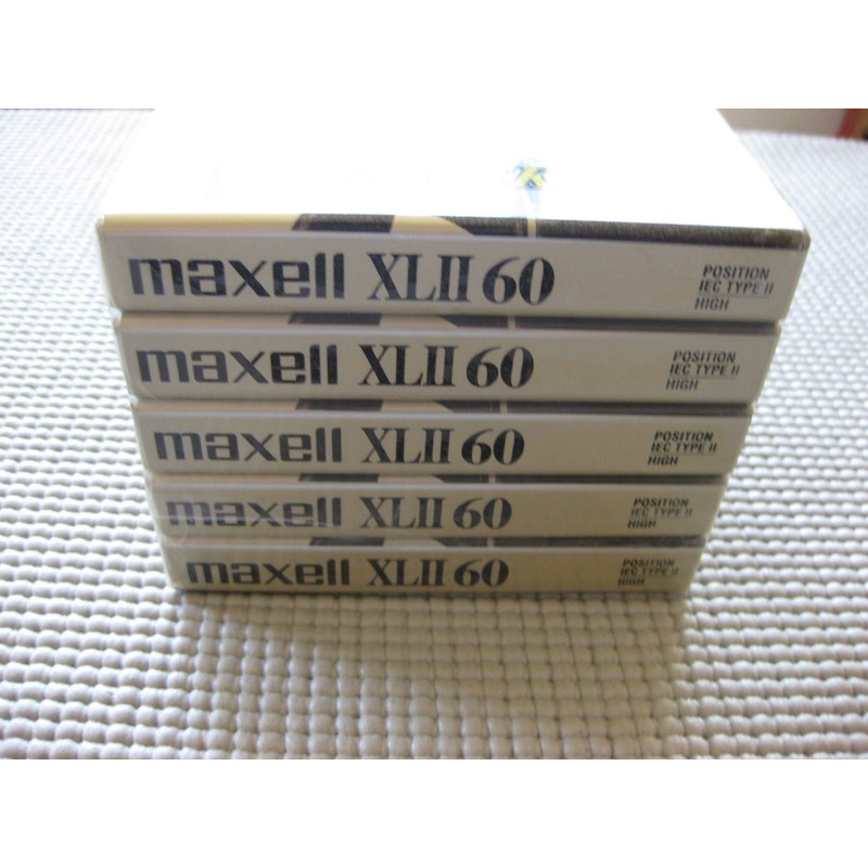 Maxell 139858 60-Minute High Bias Standard Cassette Audio Tape -