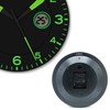 FISHTEC Wall Clock Modern Design - Silent Wall Clock without