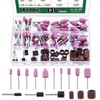 Keadic 136Pcs Polishing Grinding Wheels Set Contains Aluminum Oxide Sanding