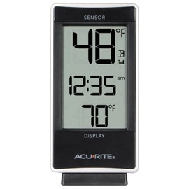 AcuRite 01090M Multi-Sensor Thermometer with 3 Indoor/Outdoor Temperature Sensors