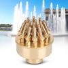 Fountain Nozzle Brass 3 Layers Adjustable Watering Sprayer Pond Sprinkle