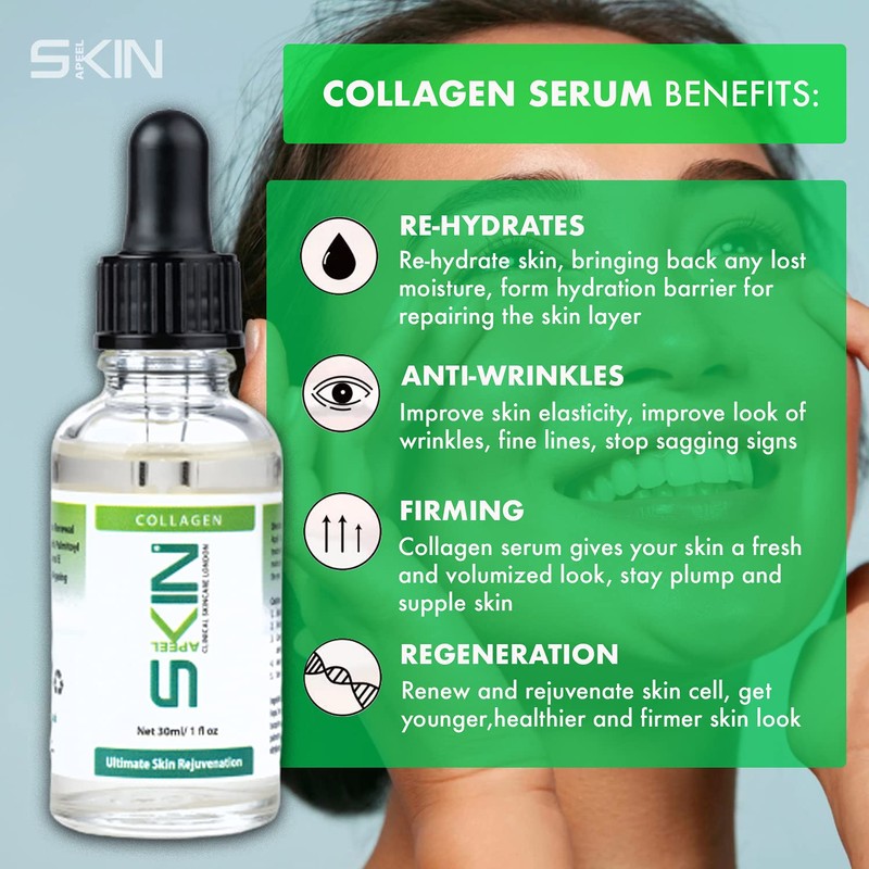 Collagen Facial Serum Skinapel® Anti-Ageing Serum for Face and Neck