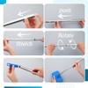 Newtay 6 Pcs Small Pool Scrub Hand Held Brush 5.5