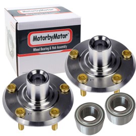 MotorbyMotor 2PK 930-300 Front Wheel Bearing and Hub Assembly with 5 Lugs Fits for 2002-2005 Dodge Neon, 2003-2010 Chrysler PT Cruiser Heavy Duty Hub Bearing-510058