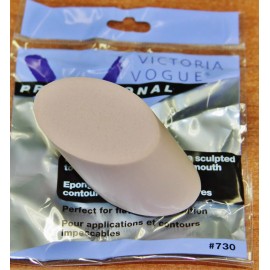 VICTORIA VOGUE 3 Pcs. COSMETICS APPLICATOR SCULPTED SPONGES VICTORIA VOGUE EURO CUT