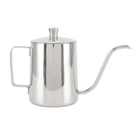 Pour Over Coffee Kettle Stainless Steel Handheld Narrow Drip Spout Gooseneck Coffee Pot 350ml Silver