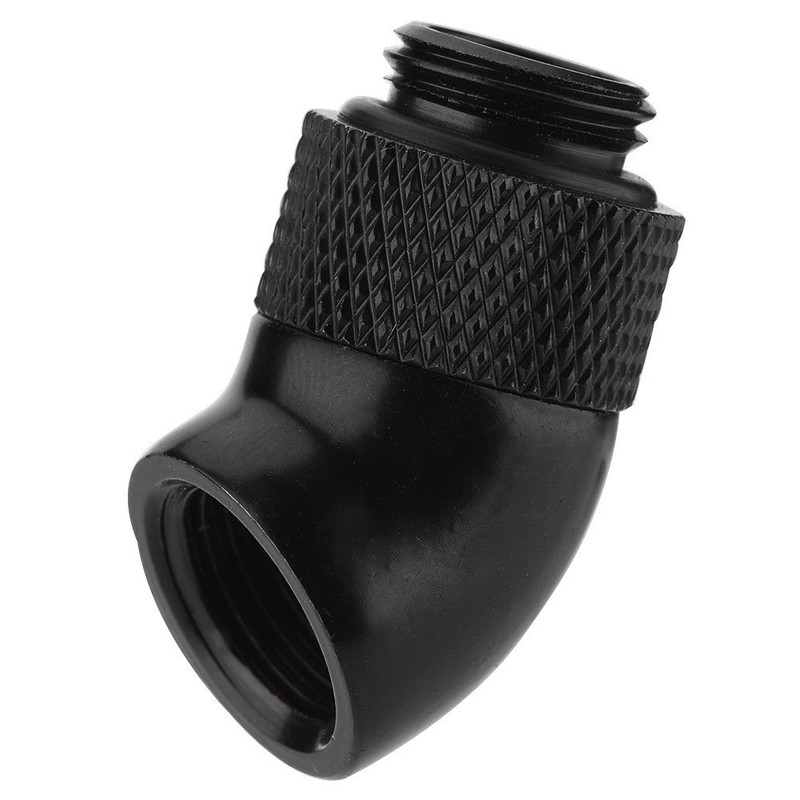 Richer-R G1 / 4 Inch Thread Adapter, Brass 45 Degree