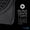 Treva 10 Inch Portable Rechargeable Fan & Battery Powered, 3