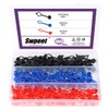 Swpeet 300Pcs Plastic Grease Fitting Cap Assortment, Grease Zerk Fitting