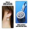 2 Pairs of Drop Earrings for Women, Diamond Drop Earrings,