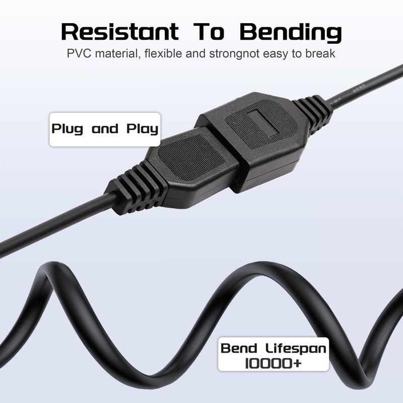 CUENSTOP 9 Pin Controller Extension Cable, Classic Retro Game Controller