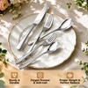 20 Piece Silverware Set for 4, Stainless Steel Flatware Utensil