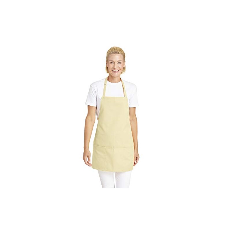 Bib Apron 3 Pocket 155 65 cm - sand