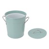 Round Ice Bucket Multipurpose Safe Galvanized Ice Buckets with Lid
