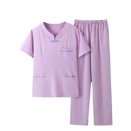DEEYOTA Medical Scrubs for Women,Nurse Uniforms Women Set，Nurse Scrubs.