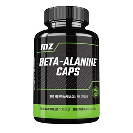 Beta Alanine 800 mg pro Capsule - 180 Vegan Capsules - 6 Months Supply - Amino Acid Supplement by MZ
