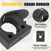 GLOBLED Quick Release Rubber Clamp Mount Fits 1-1/7'' to 1-3/7''