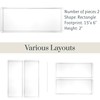 STORi SimpleSort 2-Piece Stackable Clear Drawer Organizer Set | 15"