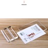 ECKEK 2 Pack Acrylic Sign Holder Menu Displays Double Sided