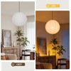 20X20inch Large Hanging Lamp Shade Round Linen Pendant Lamp Shade