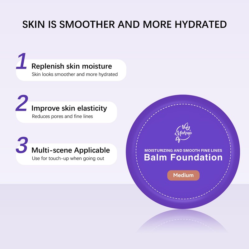 Balm Foundation | Age-Defying Hydrating Cushion Foundation for Mature Skin,