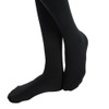 MANZI Women's 2 Pairs Super Opaque Soft Black Warm Fleece