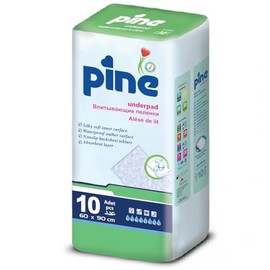 Pine Classic - Medical Bed Sheet, Size 60*60, Pack of 10 Pieces, Made In Turkey