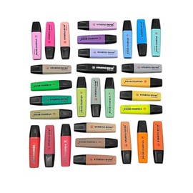 Resaltadores Stabilo Boss 30pzs Colección Completa Incluye Nuevos Colores Nature