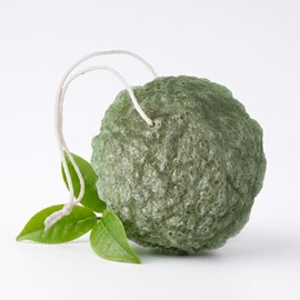 Ilem Japan Esponja Facial Natural Konjac Verde Unidad Paquete