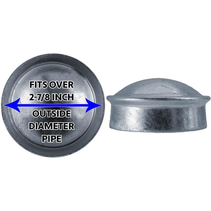 2-7/8" Chain Link Fence Post Cap - Use for 2-7/8"