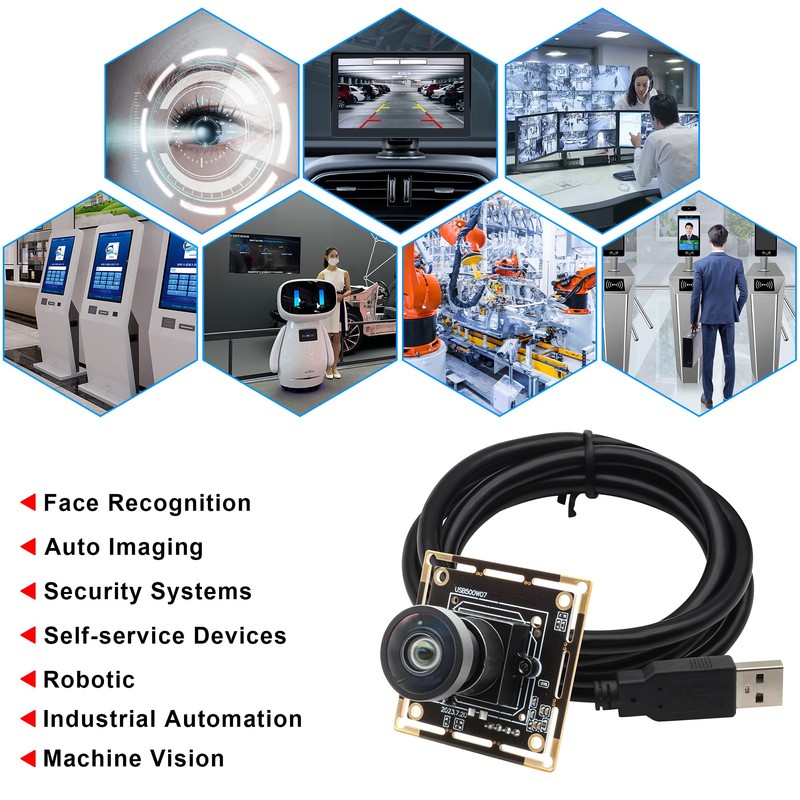 Svpro Jeston Nano 5MP 30FPS USB Camera Module with M12