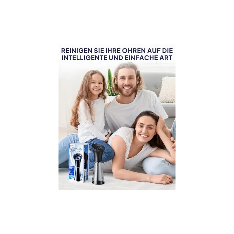 KAUGIC Electric Ear Washer with Double Tank - Smart Temperature