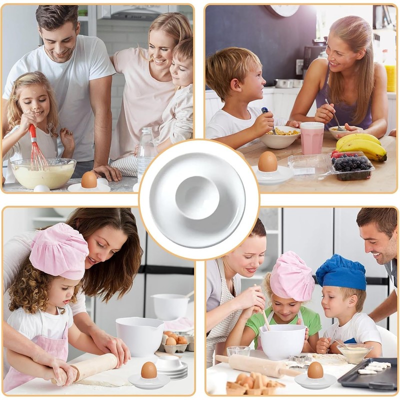 YSTrillion Egg Cup Set, Set of 6 Egg Cups, Funny,