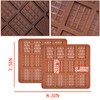 12-Cavity Silicone Break Apart Chocolate Moulds,Silicone Square Mold,Non-Stick Candy Chocolate