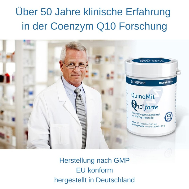 Ubiquinol Kapseln 100mg hochdosiert Kaneka Coenzym Q10 (90 Kps) reduziert,