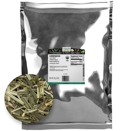 Frontier Co-op Organic Lemongrass, 1lb Bulk Bag, Cut & Sifted | 100% Pure & Natural Dried Lemon Grass | Perfect for Lemongrass Tea & Seasoning, Kosher