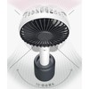 Portable Handheld Fan 3 Levels Automatic Shaking Head USB Rechargeable