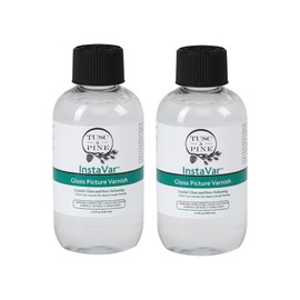 Tusc & Pine InstaVar™ Gloss Picture Varnish - Archival Quality Varnish for Oil, Alkyd, and Acrylic Artists - 3.4oz Bottle - 2 Pack