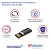 Verbatim 8GB Clip-It USB 2.0 Flash Drive Cap-less Thumb Drive