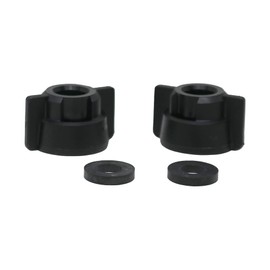 Valley Industries Quick Attach Deflector Nozzle Boom Caps - Includes Gaskets, 2 Pack