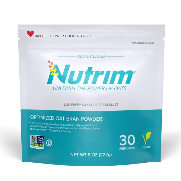 Nutrim Oat Bran Powder with 750mg Beta Glucan per Serving