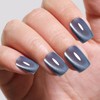 Cat Eye Gel Nail Polish, 0.5 Fl Oz Sliver Blue