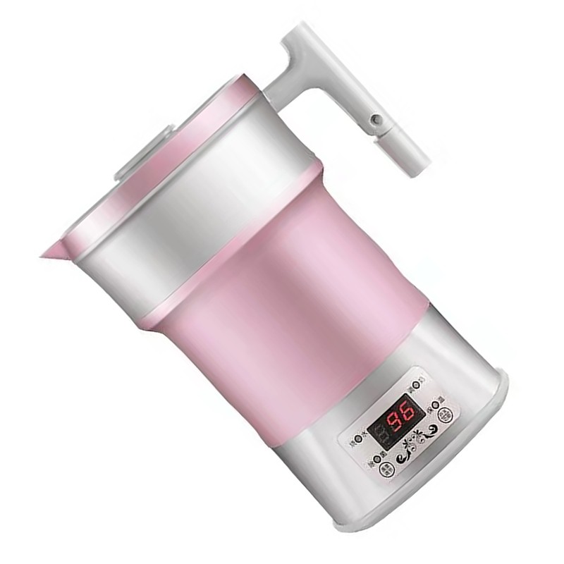 ‑ Foldable Electric Kettle 800W Silicone Portable Collapsible Thermostatic Control