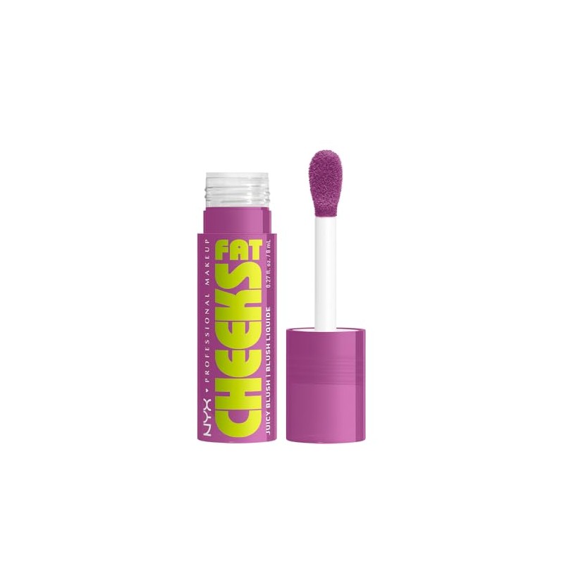 NYX Professional Makeup, Fat Cheeks Blush Tono Blueberry Burst (uva),