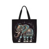 Famame Mandala Tribe Elephant Canvas Tote Bag - Large Women's