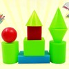 F Fityle 9x 3D Shapes Geometric Set Learning Toys Rectangular