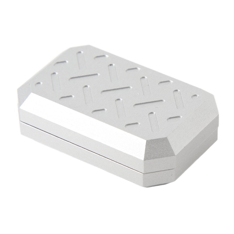 Push Slider Card Toy Textured Pattern Anxiety Relief Aluminum Alloy
