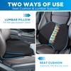 Qutool Wedge Cushion Car Memory Foam Seat Cushion Car Seat
